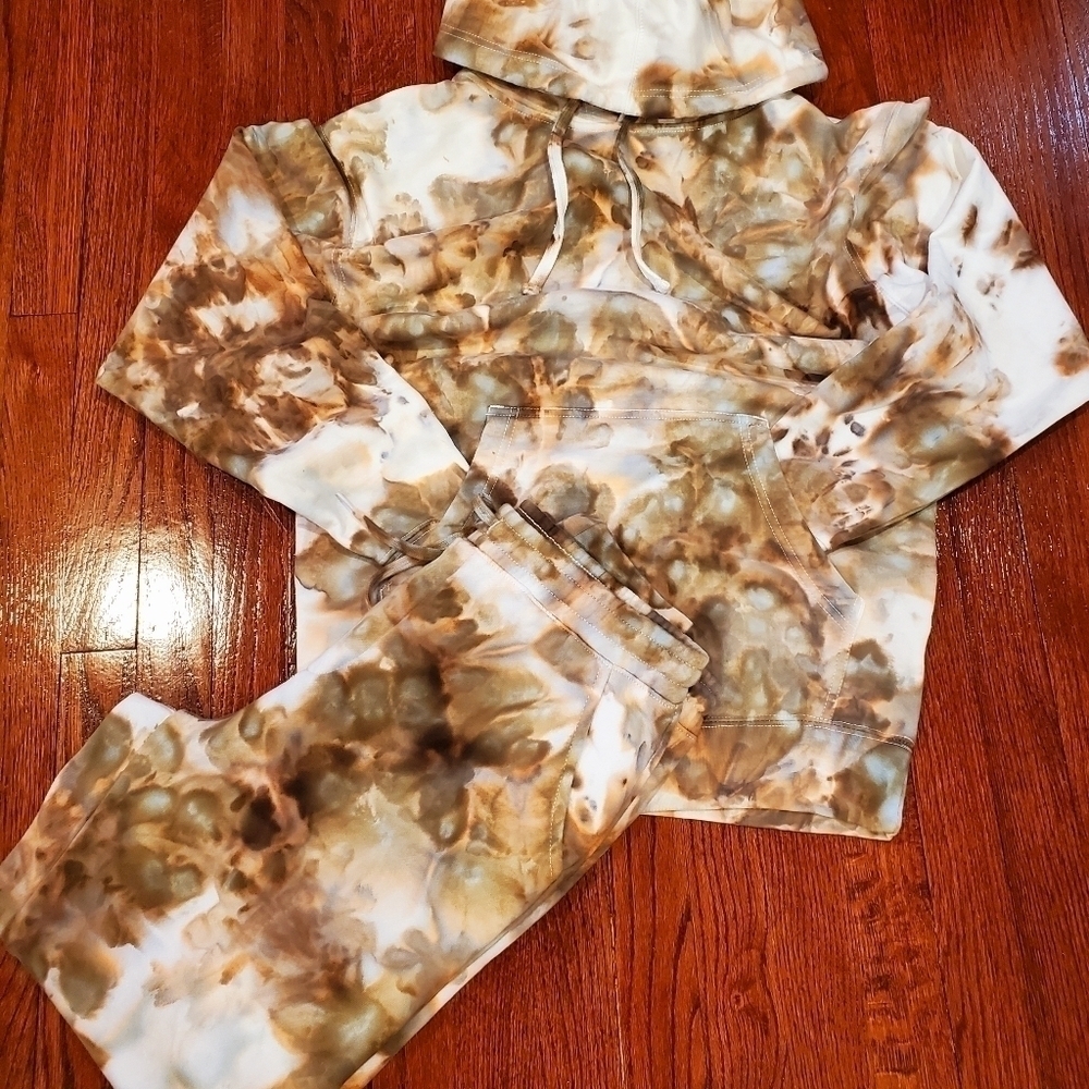 Tie Dye Sweatsuit Brazilnut - Picture 2 of 7